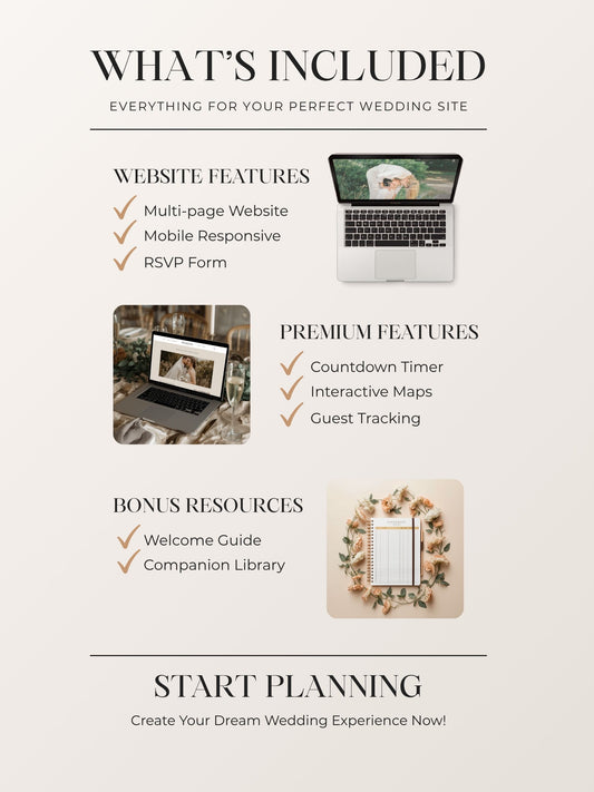Estate Wedding Website Collection